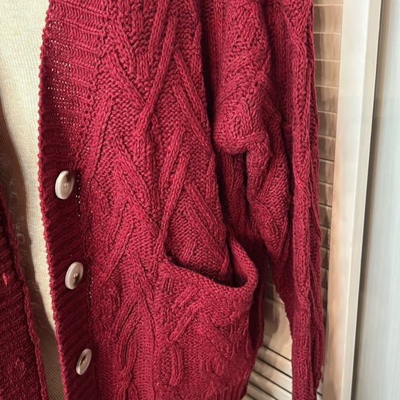 Ceo Femme Cable Knit ,Chunky Oversized Sweater Size S. Boho,Winter, Contemporary - Picture 2 of 10